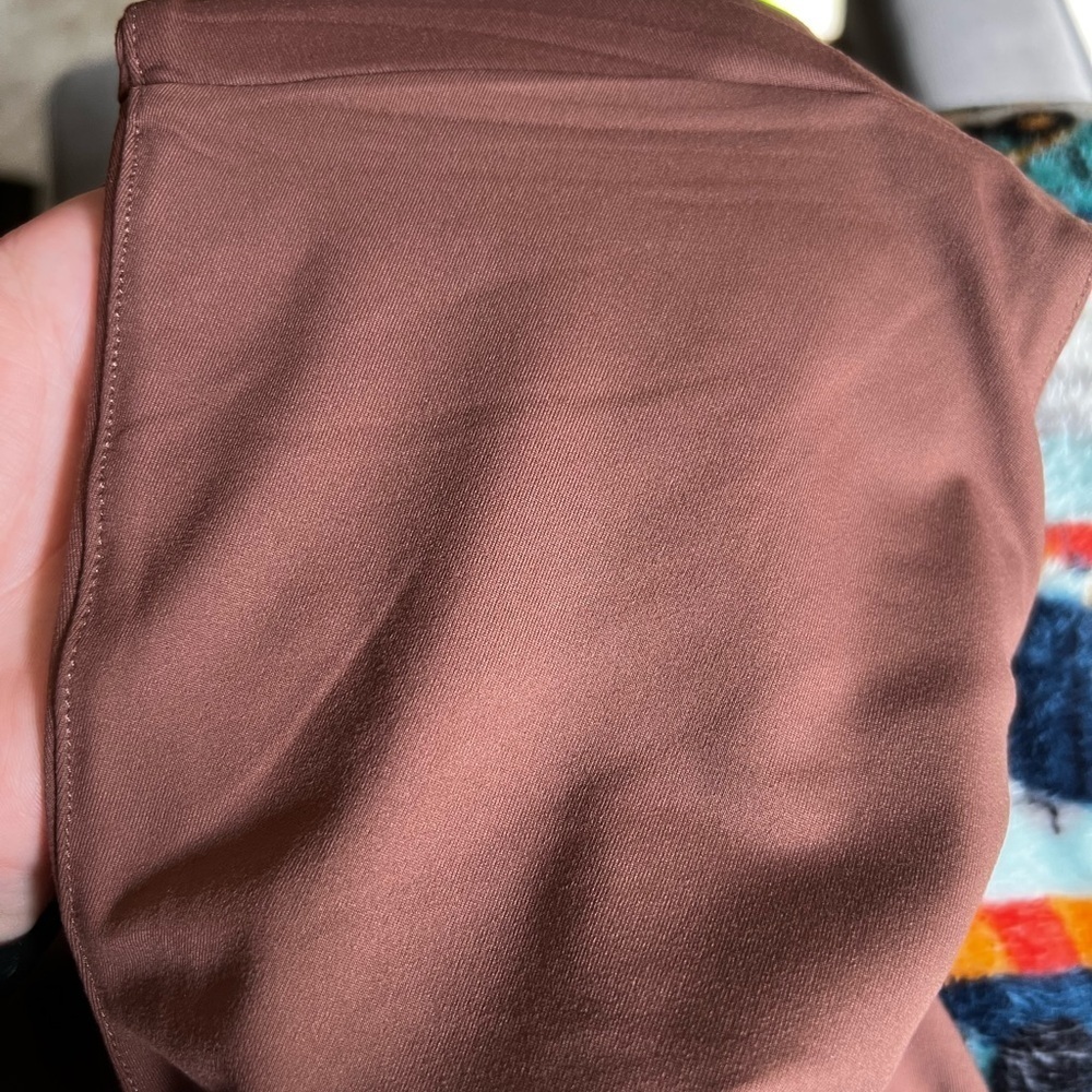 Reoria extra large Brown Sleeveless bodysuit snap tank top - Picture 4 of 14
